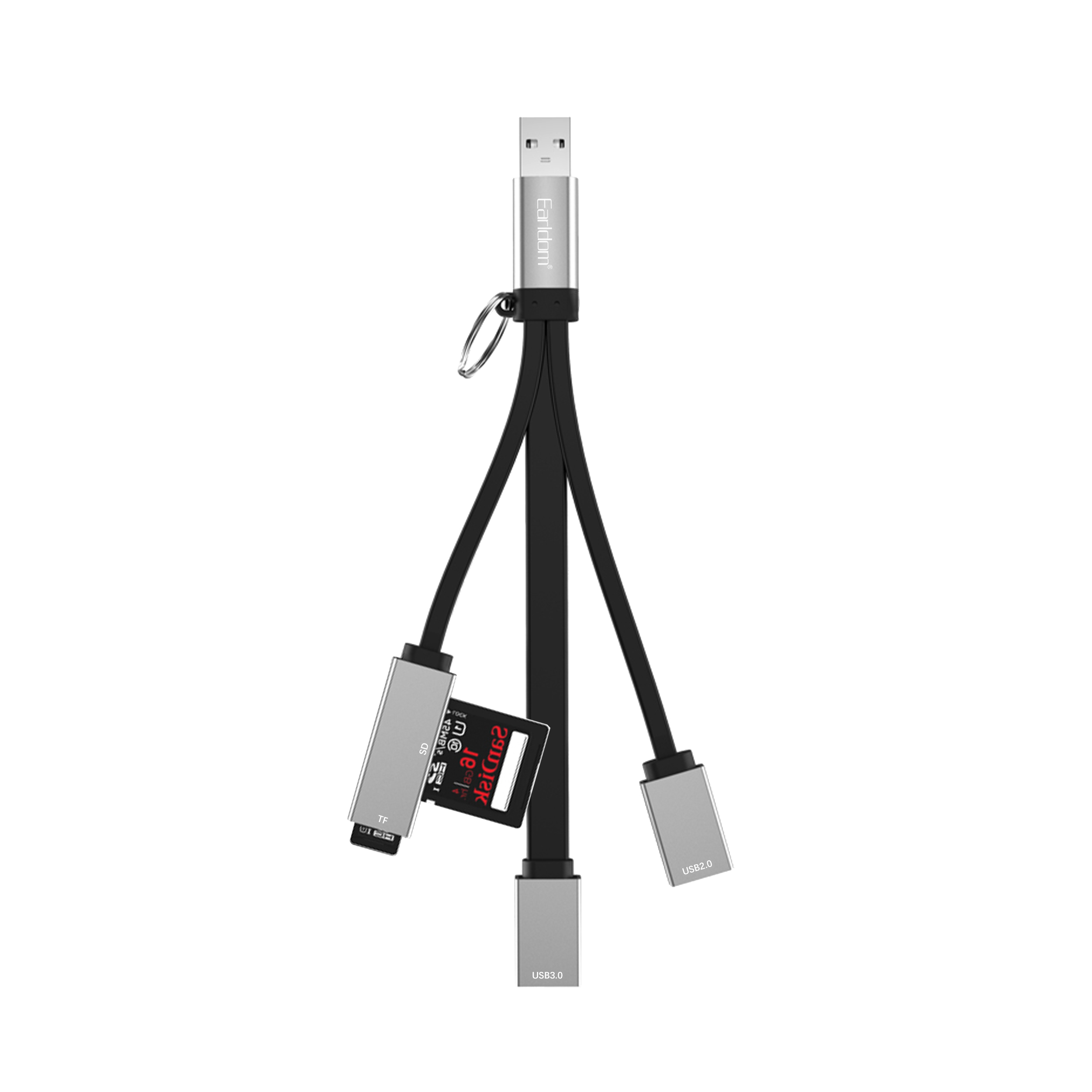 هاب 4 پورت USB و کارت خوان ارلدام...