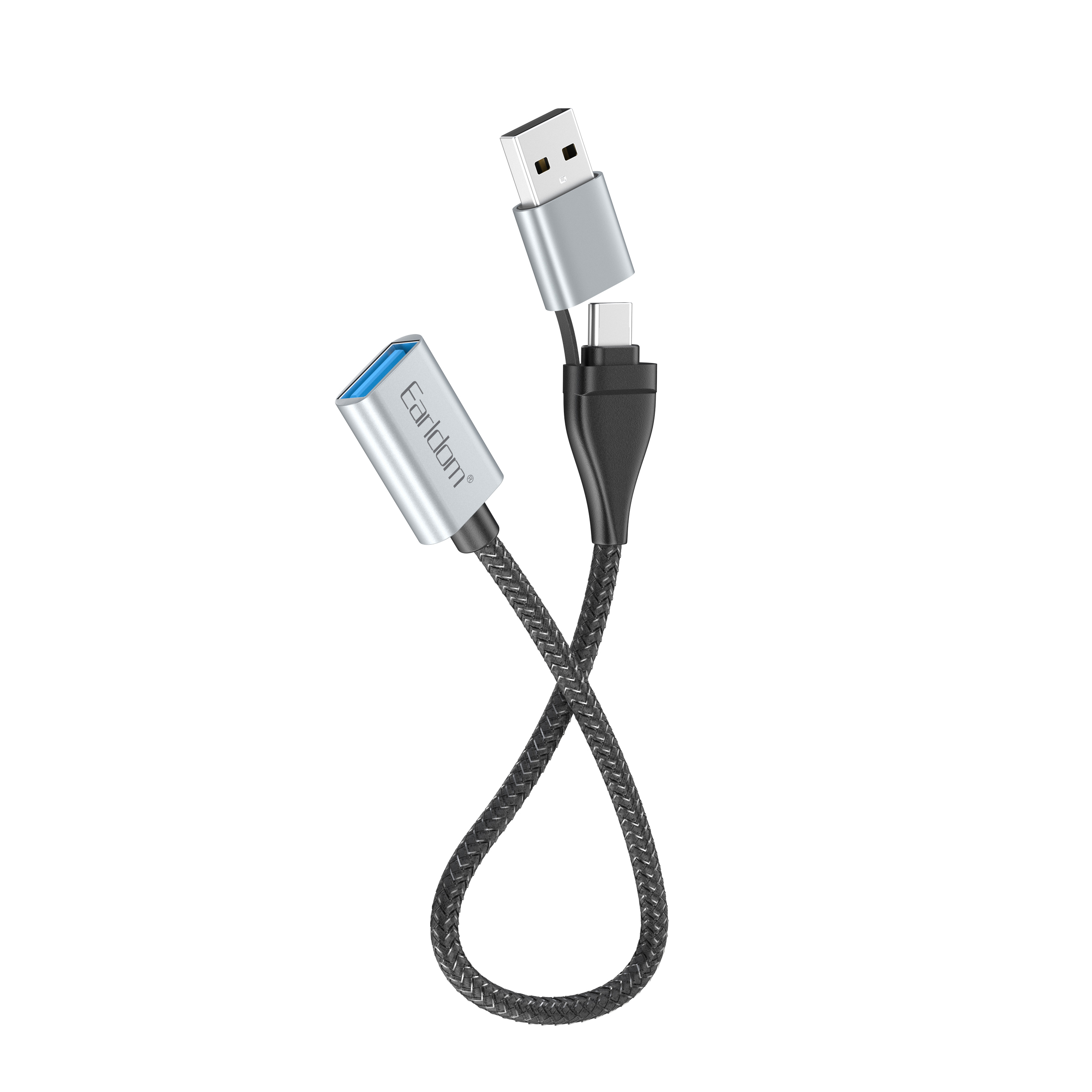 مبدل OTG USB به USB-C / USB ارلدام مدل...