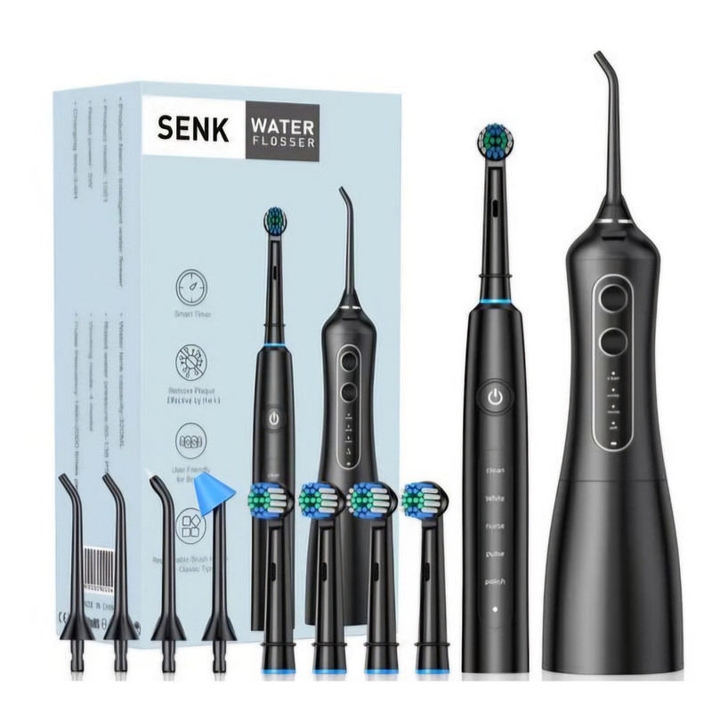 ست مسواک برقی و واترجت مدل Senk 1001